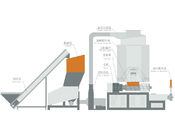 EPS Cold Press Recycling Machine , Foam Granulator Waste EPS Recucling Mahchine