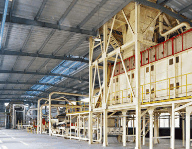 6 Feet 400 Cbm/day Particle Board Production Line High Productivity Machine