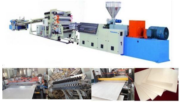 PVC Foam Board Production Line / Plastic Sheet Extrusion Line