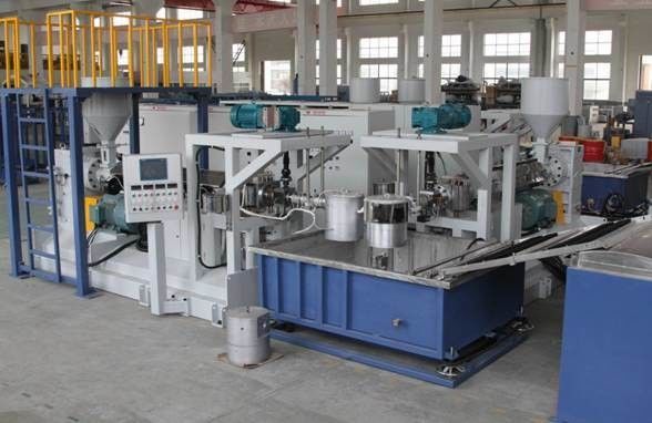 Plastic Artificial Grass Making Machine Line / Plastic Grass Production Line